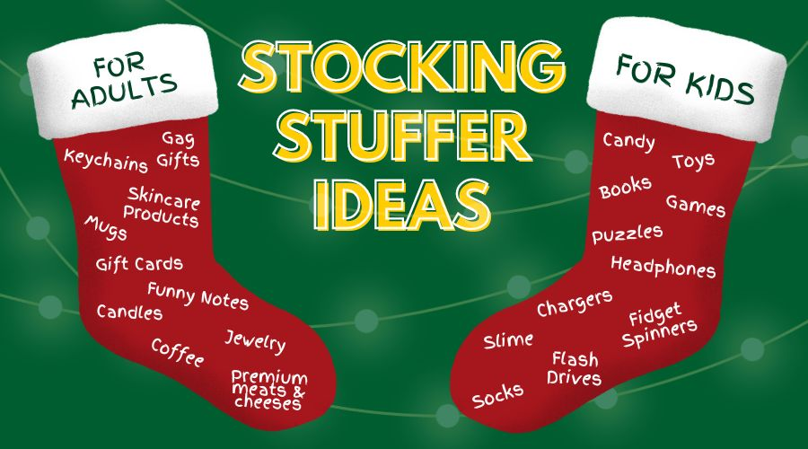 stocking stuffer ideas sheet